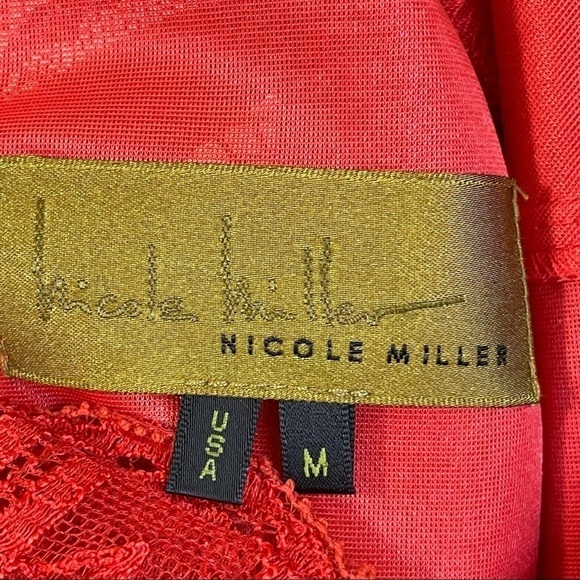 NEW Nicole Miller Embroidered Lace Bodycon Party Dress - Picture 13 of 14